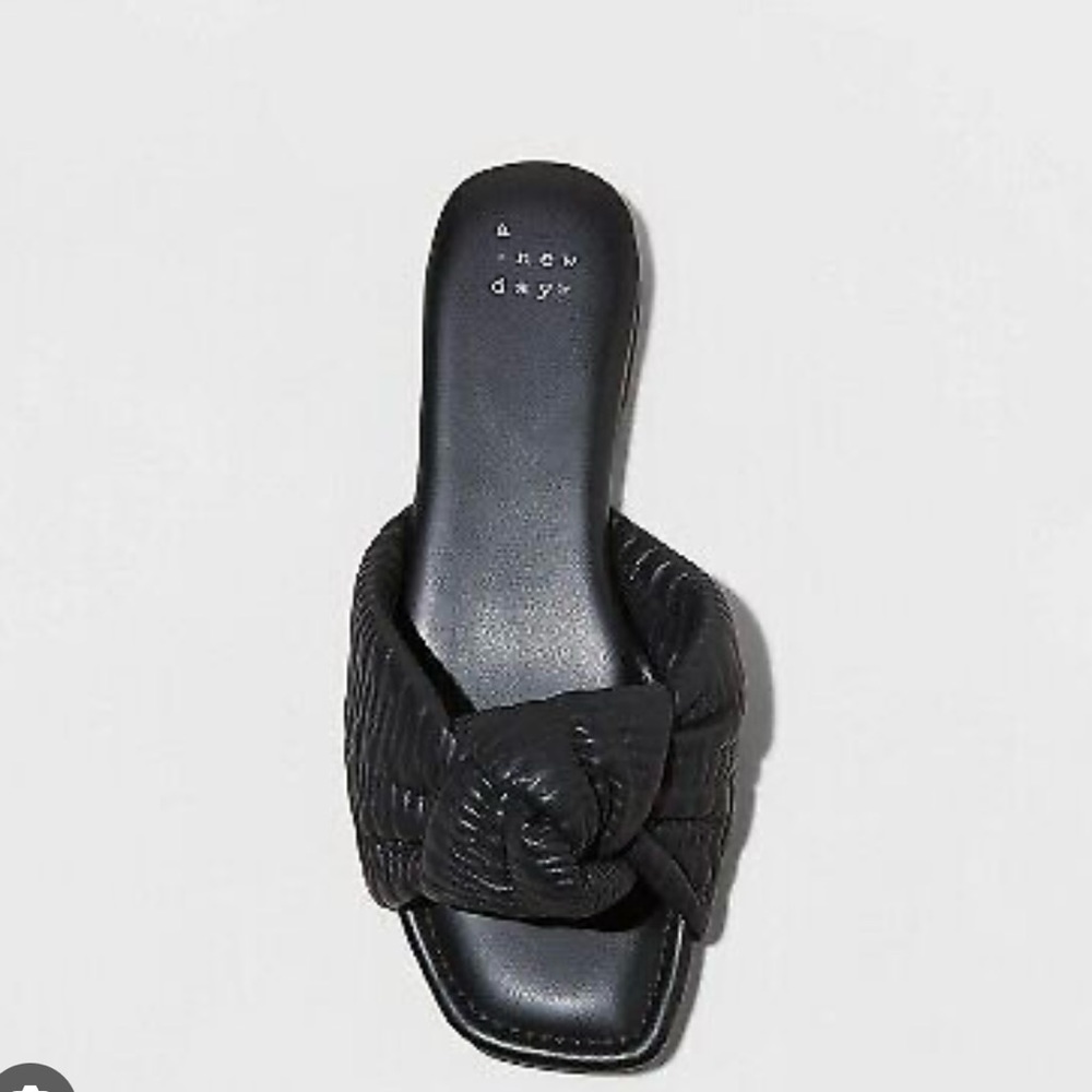 NWT A New Day Ruth Black Women’s Sandals Size 6.5